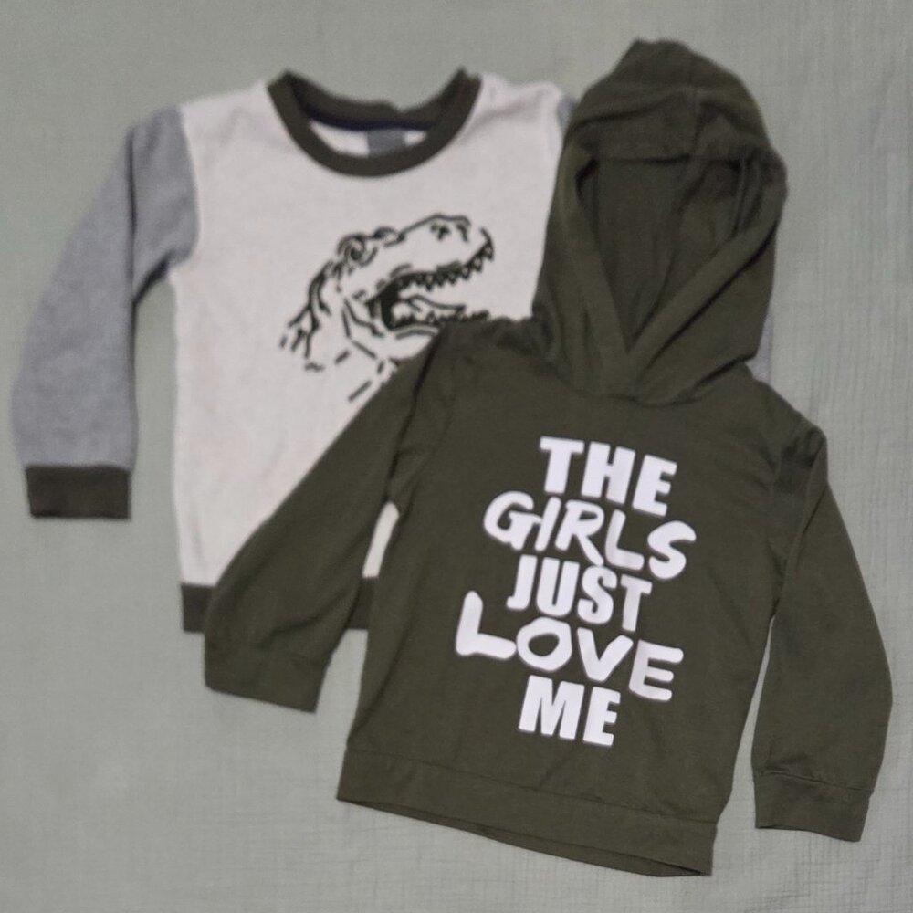 Sweater & Shirt Set Toddler Boy, size 3T
